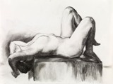 Drawings: Nude on her Back