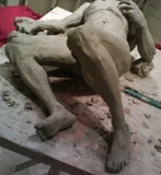  Sculpture: Dying Soldier (top view)